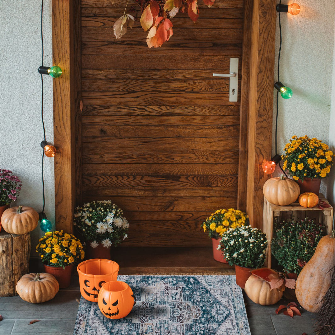 Spooktacular and Spotless: Halloween Decor with Washable Rugs