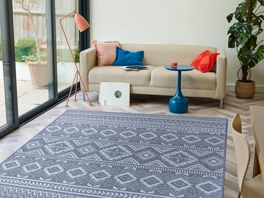 Misty Morning - Machine-Washable Indoor/Outdoor Rug