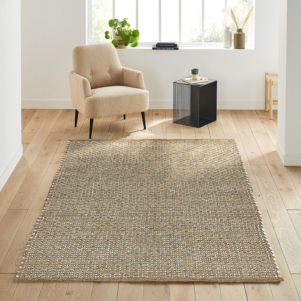 Natural Hand-Braided Jute Rug